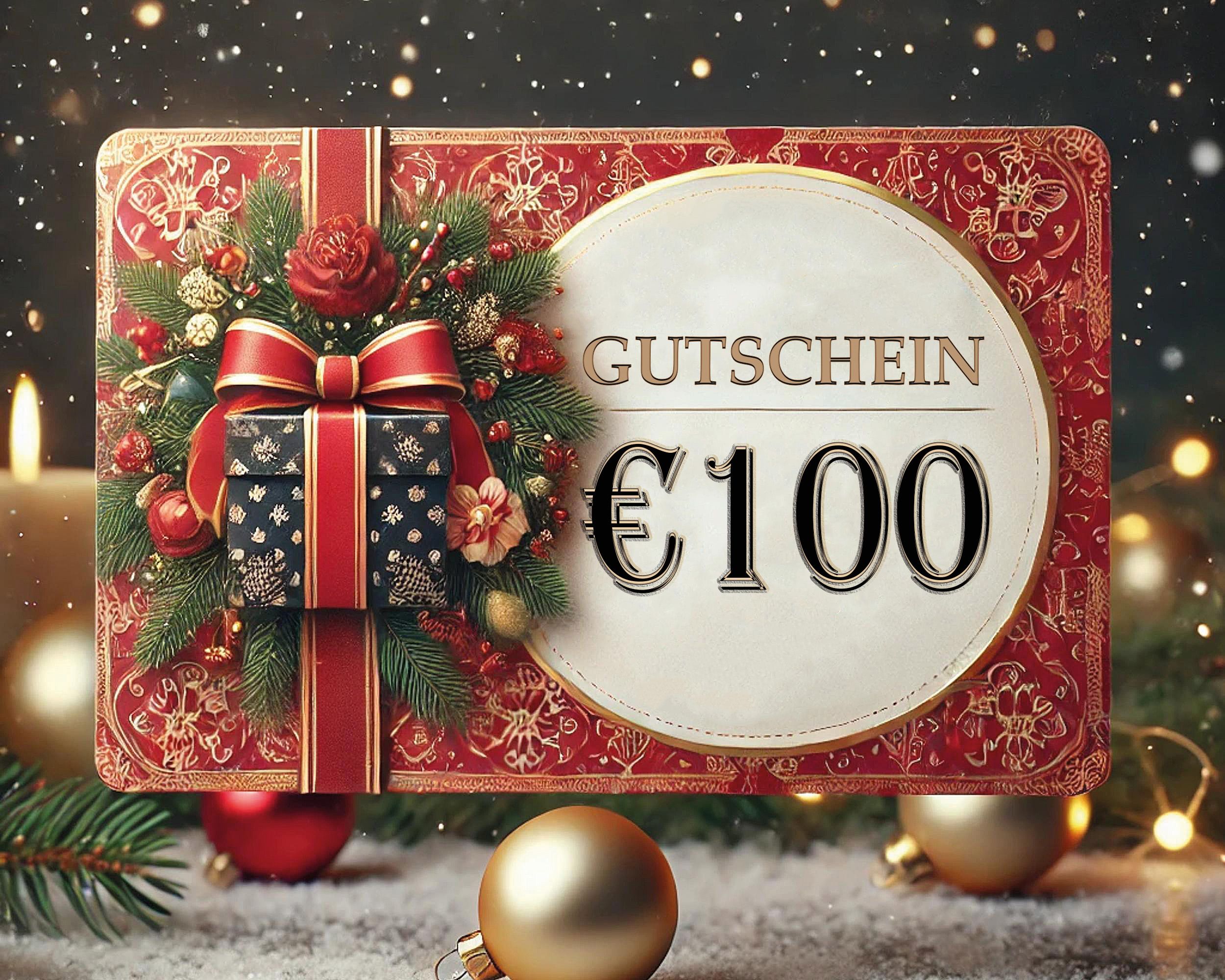 Weihnachtsgutschein über € 100,-